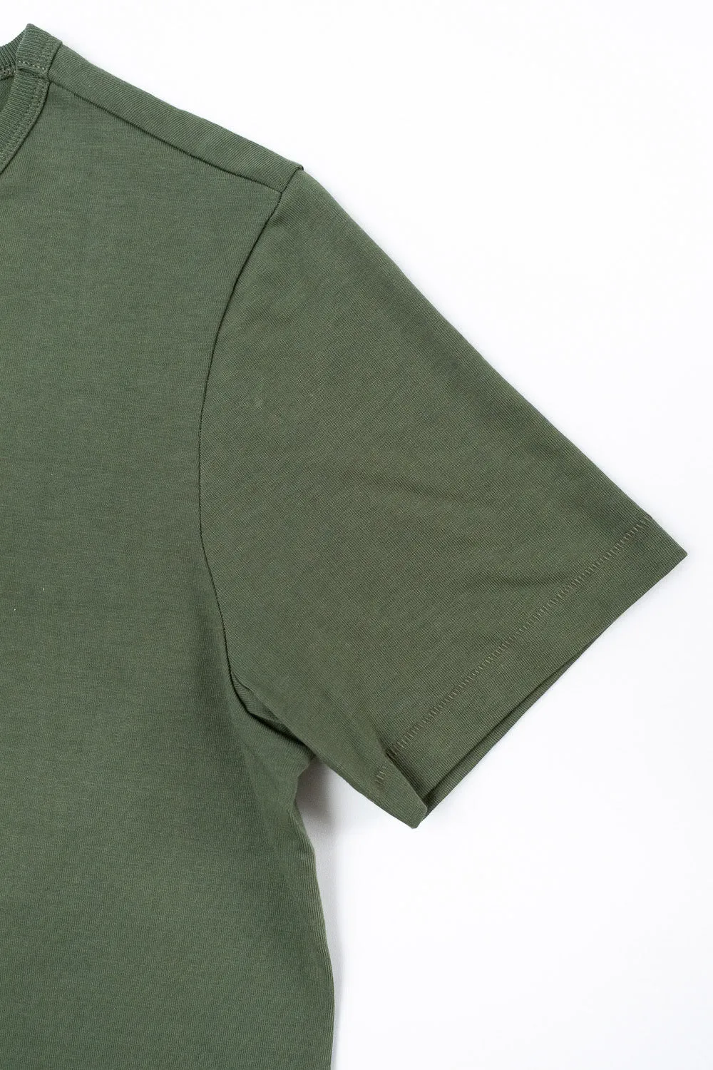 215.40 - 8.6oz Loopwheeled T-Shirt Classic Fit - Army