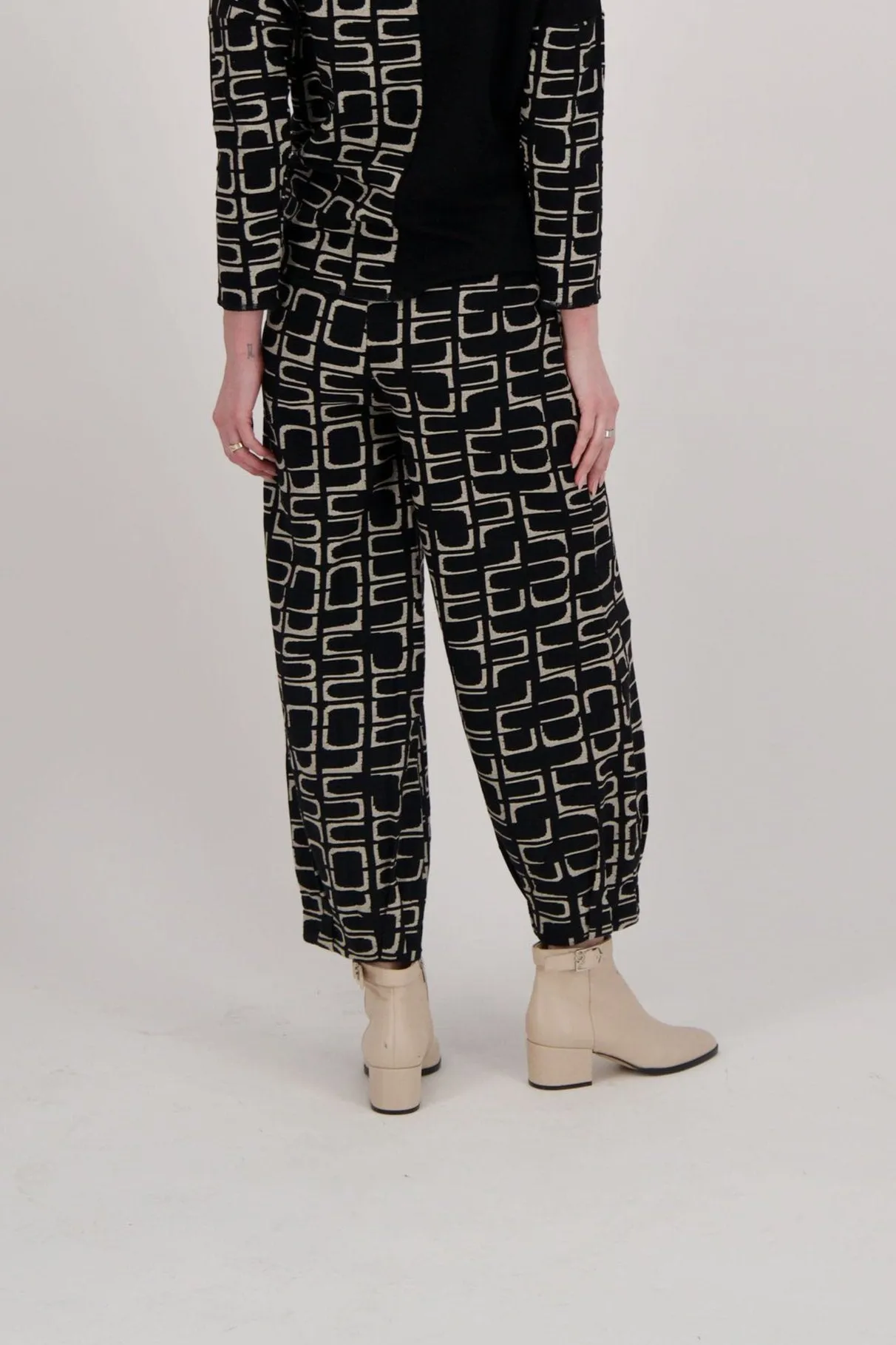 Abstract Jacquard Pant