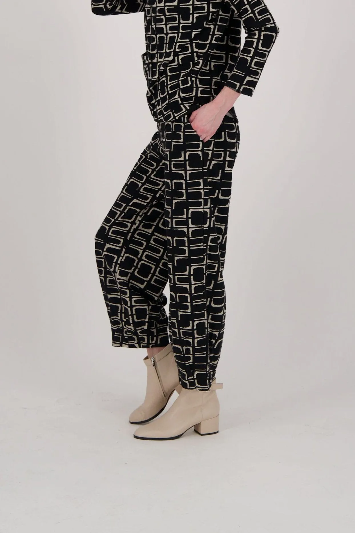 Abstract Jacquard Pant