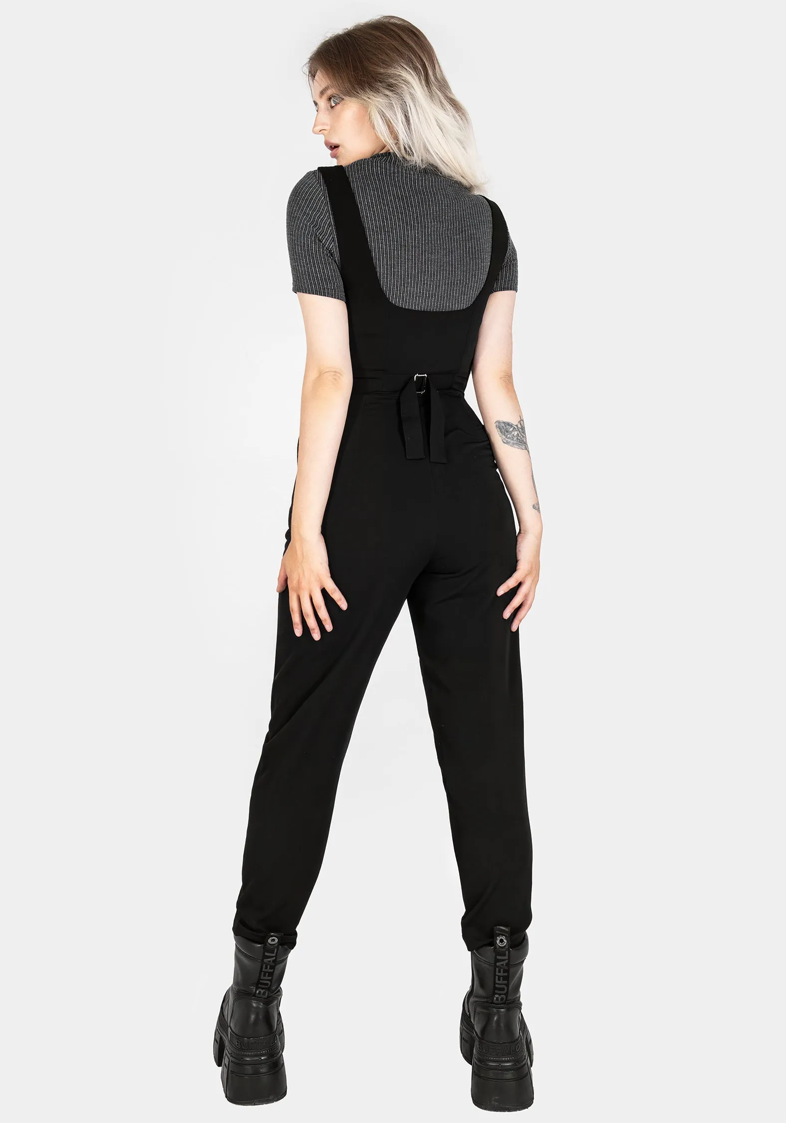 Alicia Tailored Suspender Jumpsuit