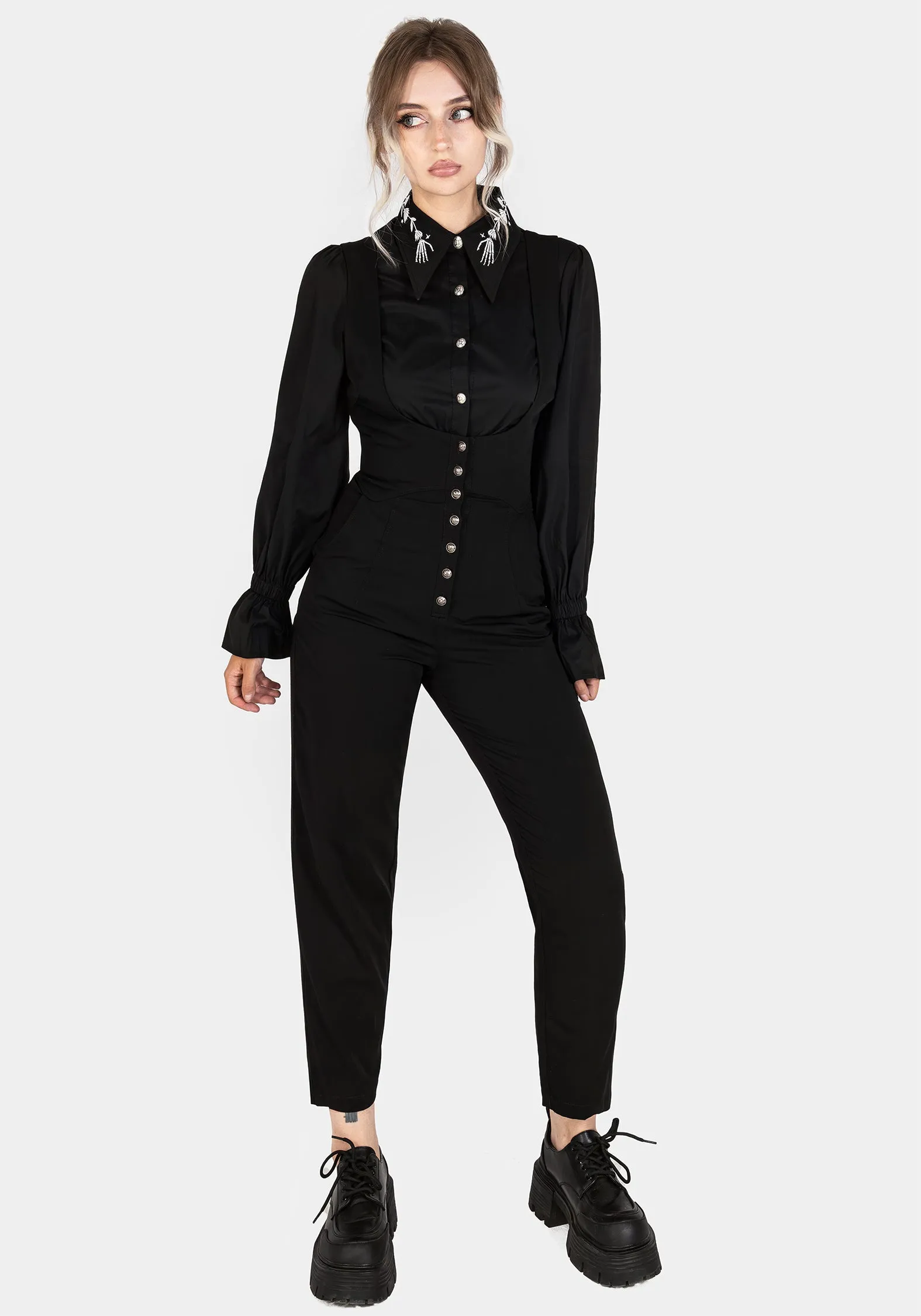 Alicia Tailored Suspender Jumpsuit