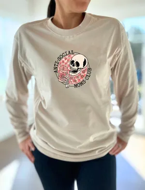 Anti Social Moms Club Long Sleeve Comfort Tee