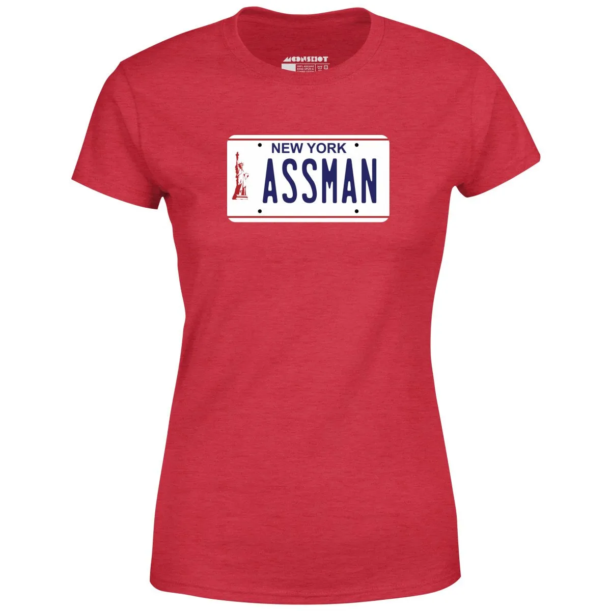 Assman New York License Plate - Women's T-Shirt