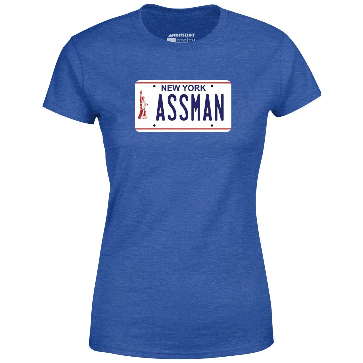 Assman New York License Plate - Women's T-Shirt