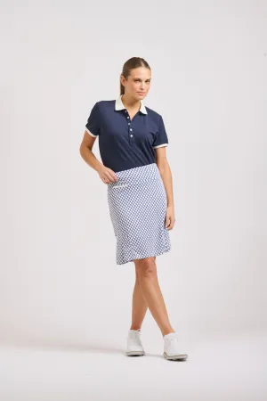 Barwon Skort | French Navy Trellis