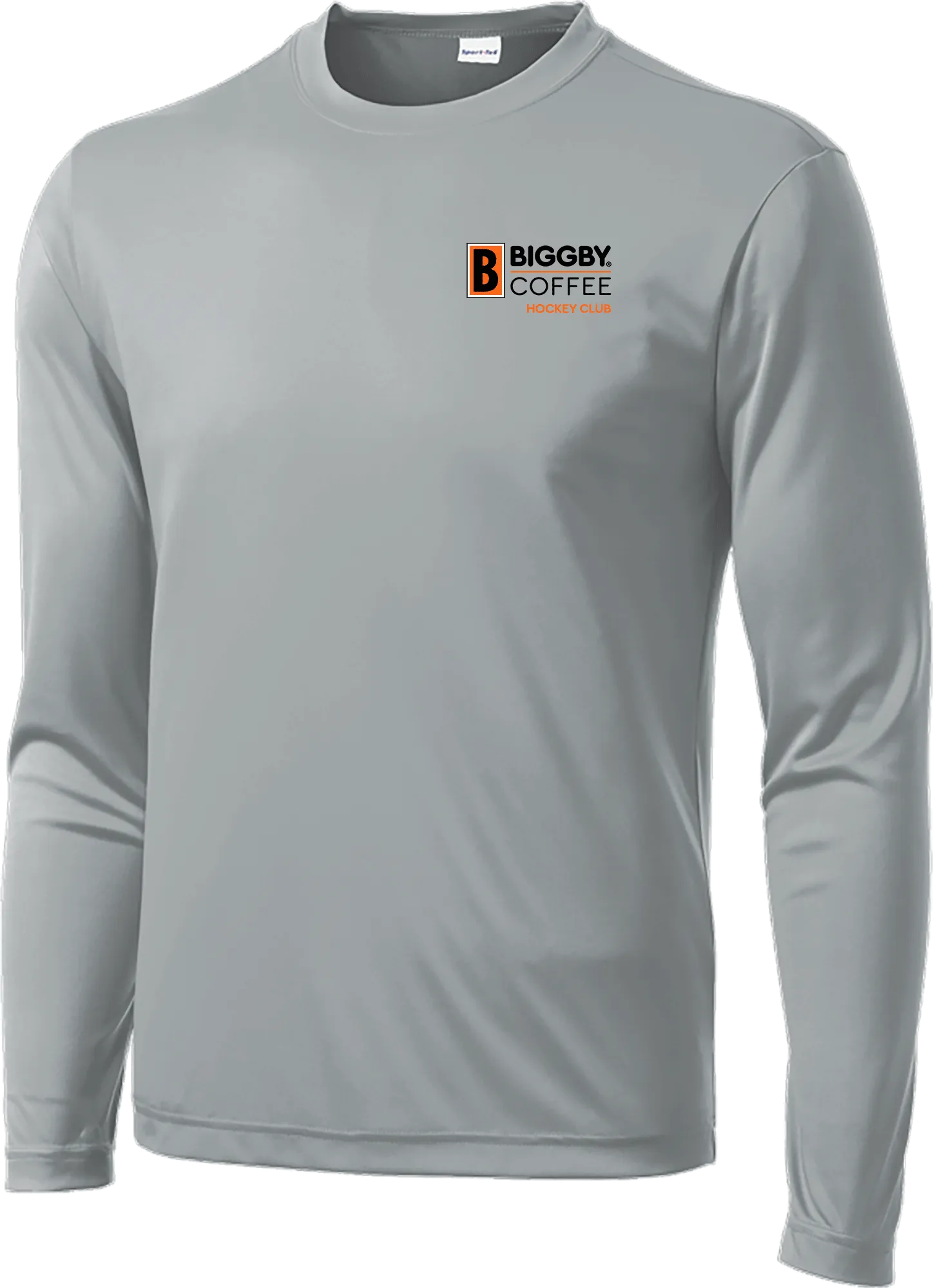 Biggby Coffee Hockey Club Long Sleeve PosiCharge Competitor Tee