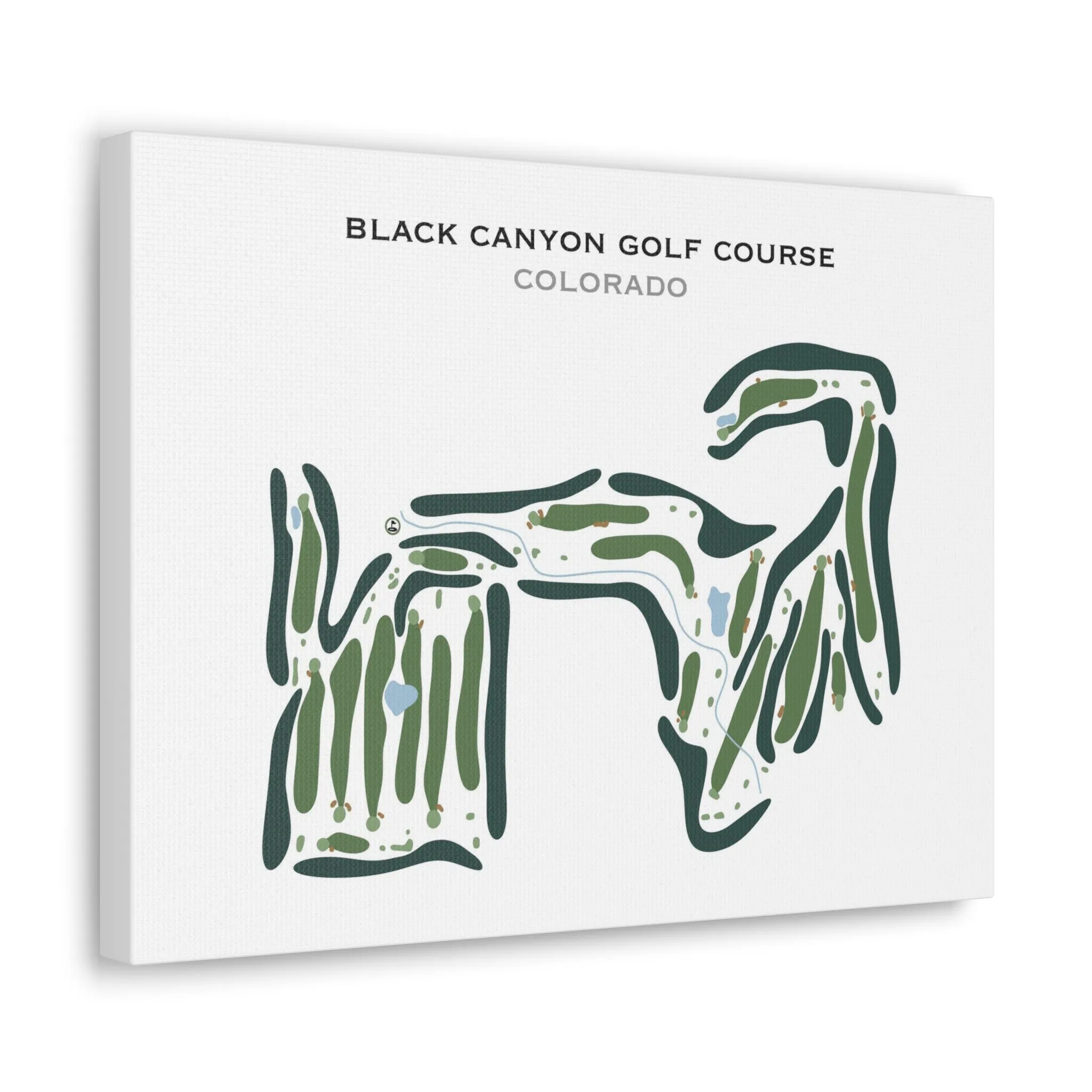 Black Canyon Golf Course, Colorado - Printed Golf Course