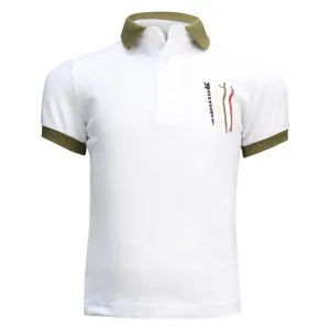 BOYS WHITE SHORT SLEEVE POLO