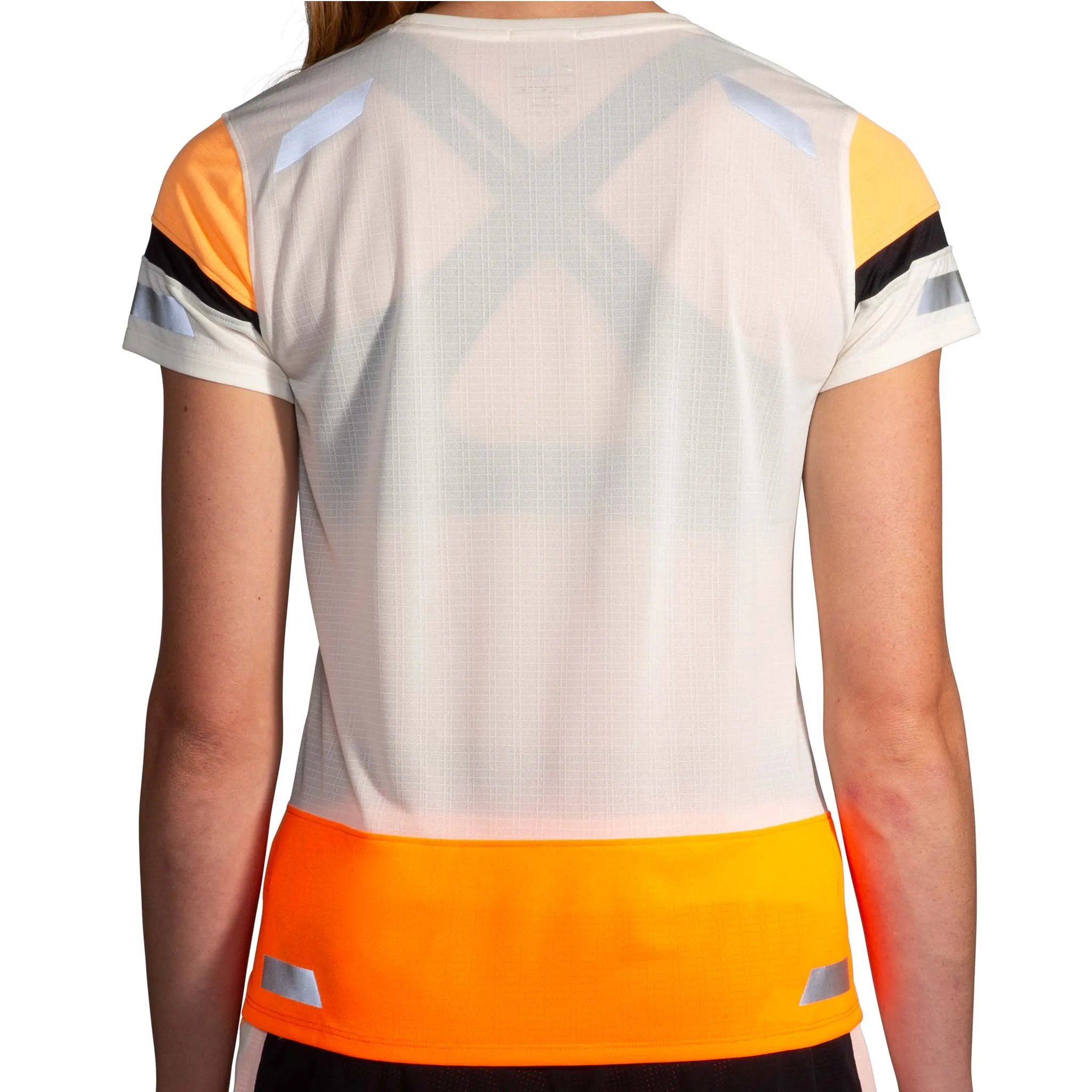 Brooks | Women's Run Visible Short Sleeve 2.0 - Ecru