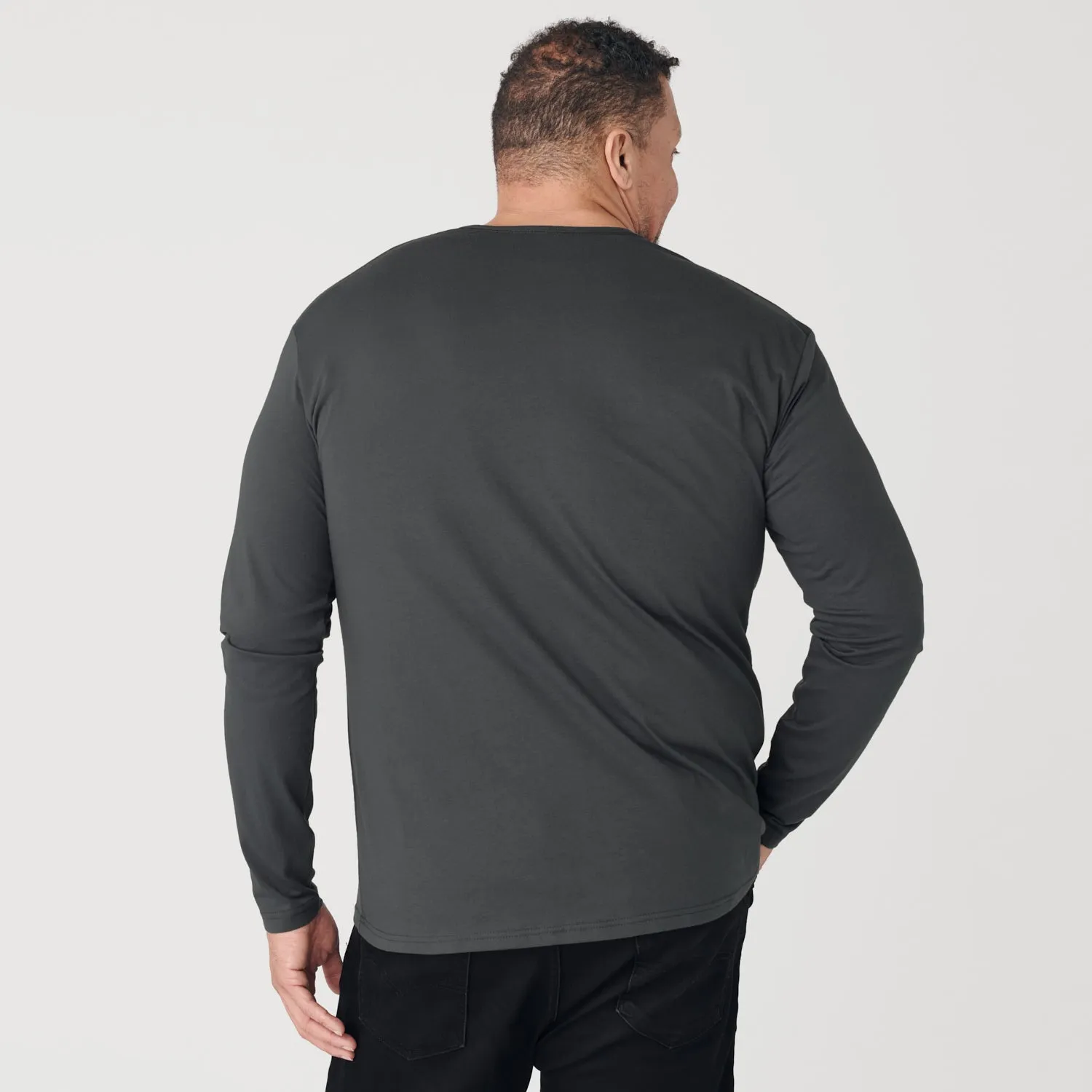 Carbon Long Sleeve Henley