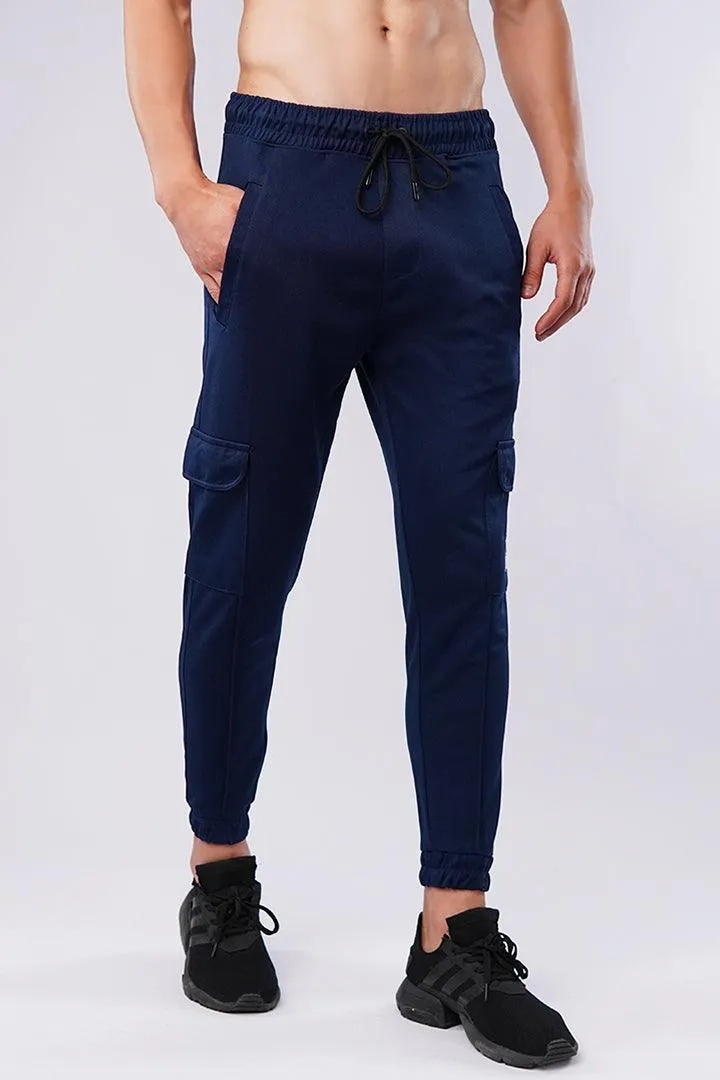 Cargo Jogger Pants - Navy Blue