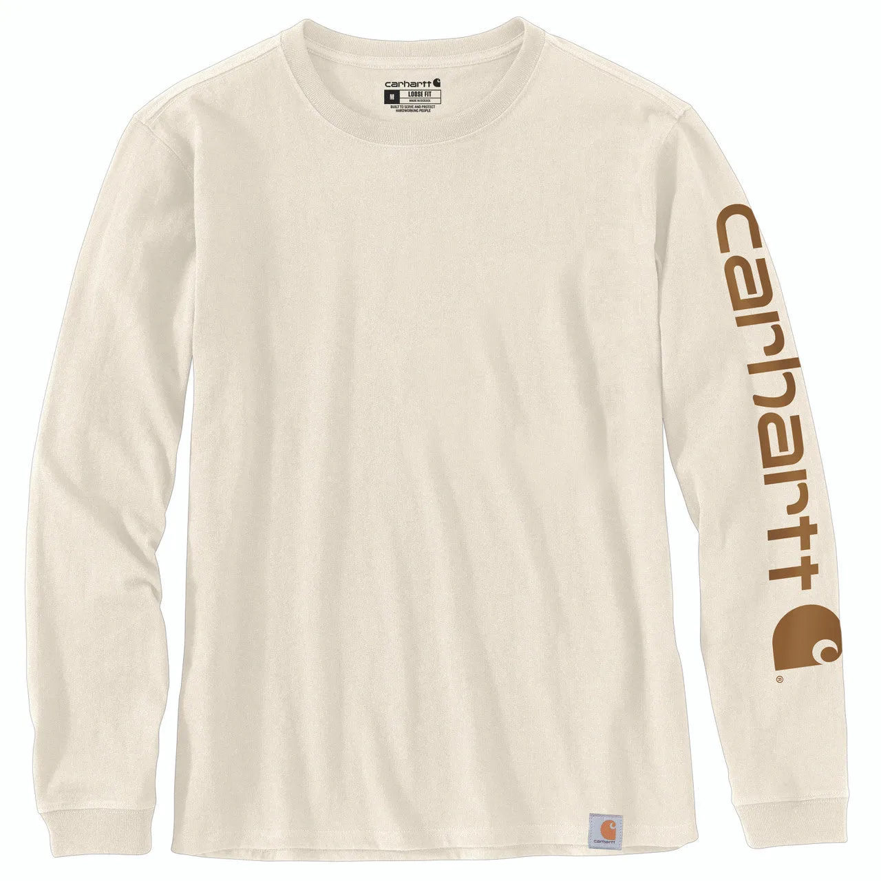 Clearance - Carhartt Long Sleeve w/ Logo Sleeve - Loose Fit K231