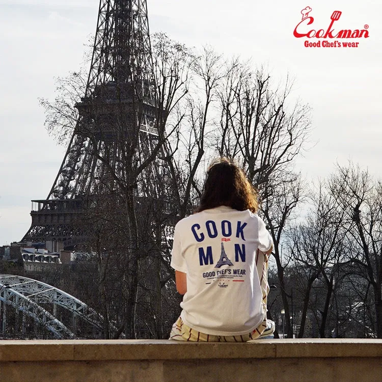 Cookman Tees - Eiffel Tower : Blanc