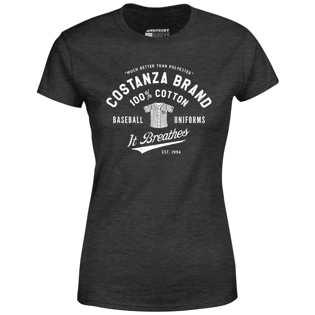 Costanza Brand Cotton Baseball Uniforms - Women's T-Shirt