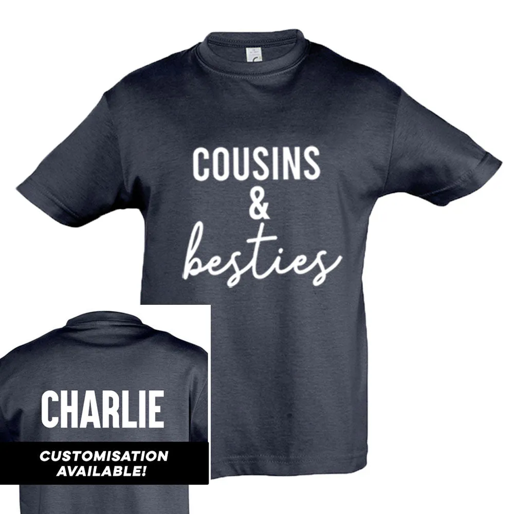 Cousins & Besties Matching Navy Tees (MRK X)