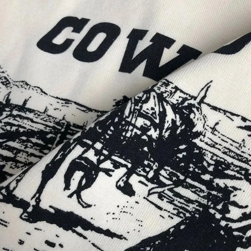 Cowboys Crop Tee