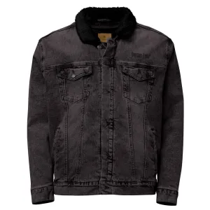 DF - Unisex Black Denim Sherpa Jacket