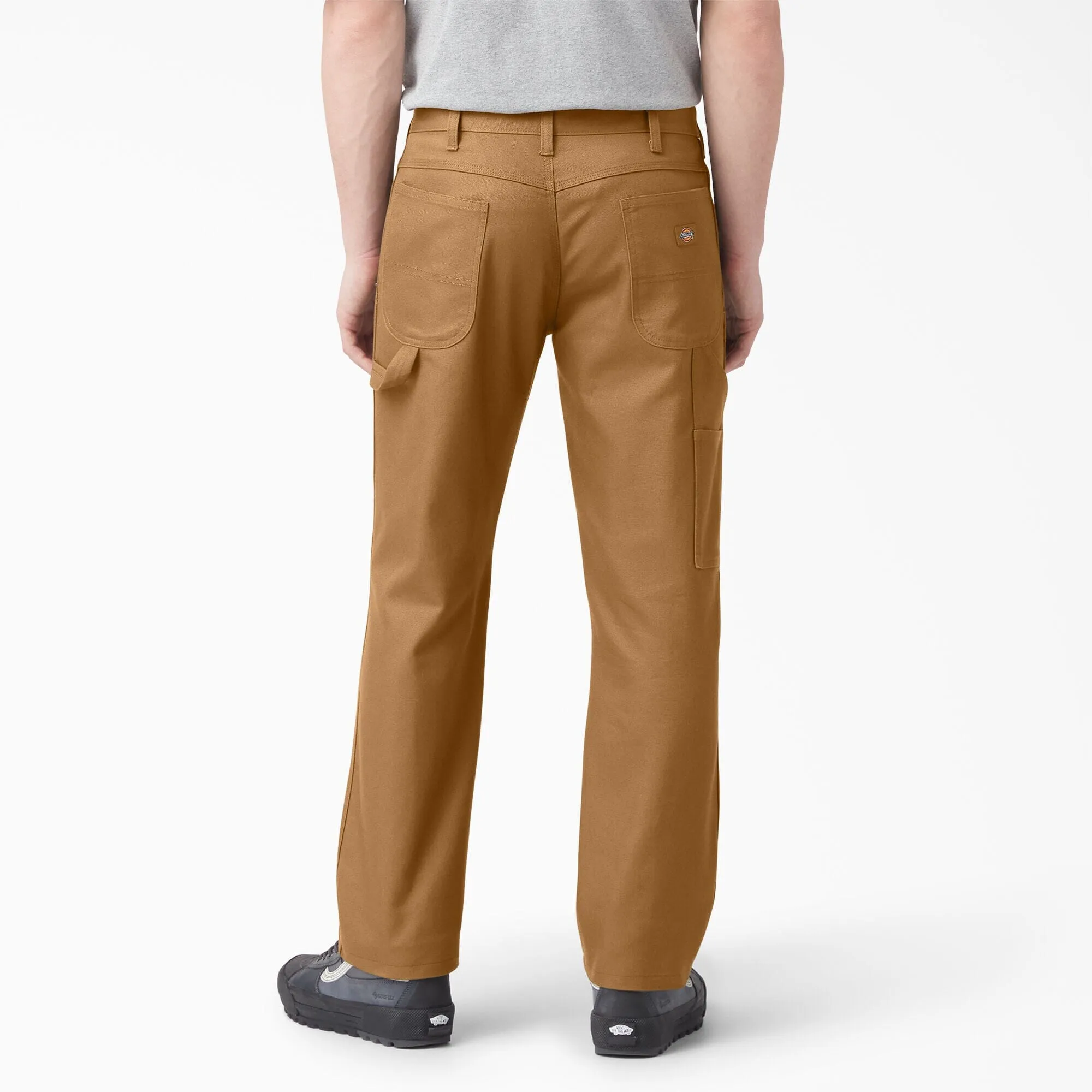 DICKIES Relaxed Fit Duck Carpenter Pants Brown Duck