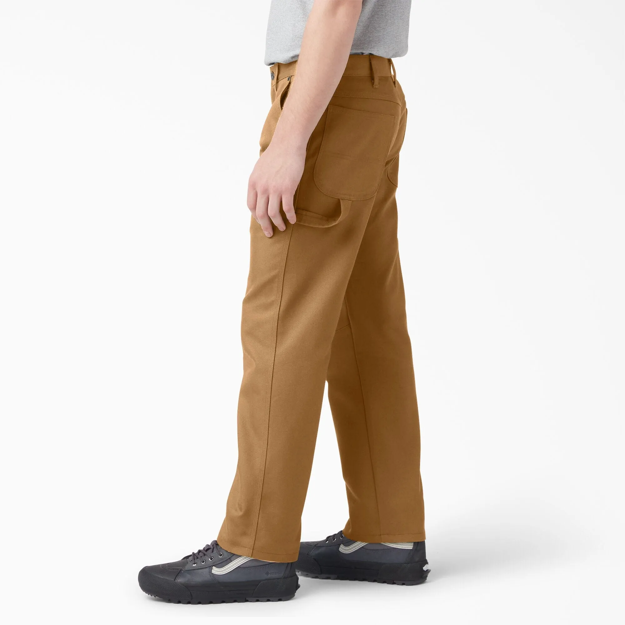 DICKIES Relaxed Fit Duck Carpenter Pants Brown Duck