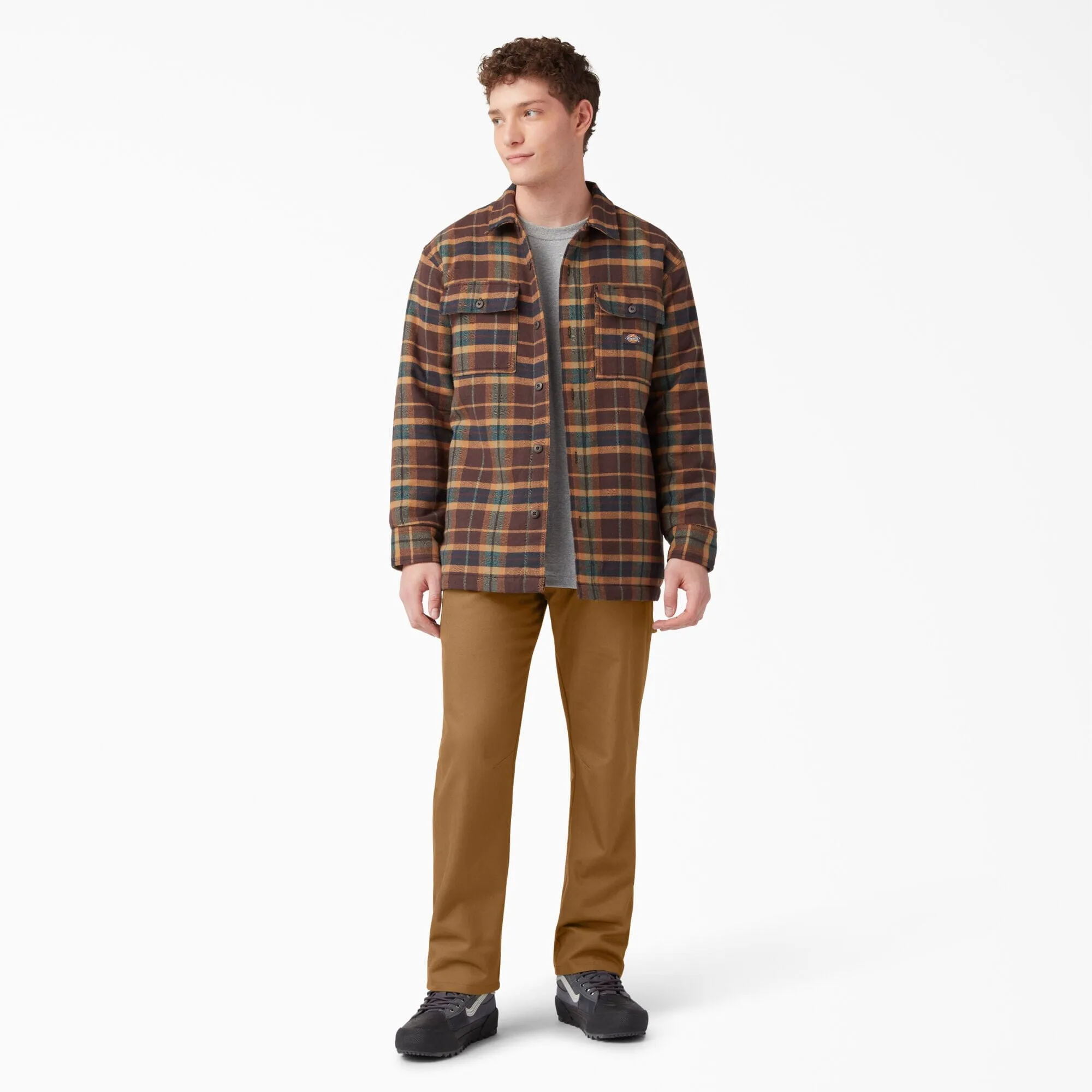 DICKIES Relaxed Fit Duck Carpenter Pants Brown Duck