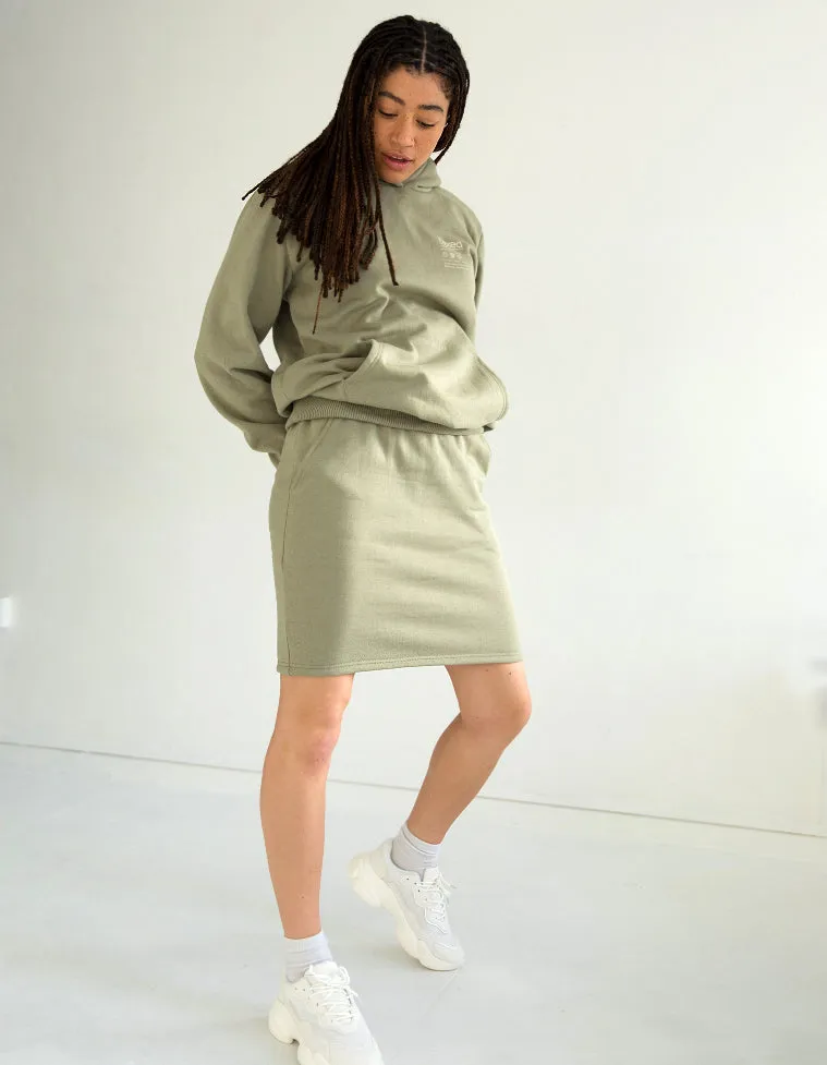 DRAWSTRING SWEAT SKIRT