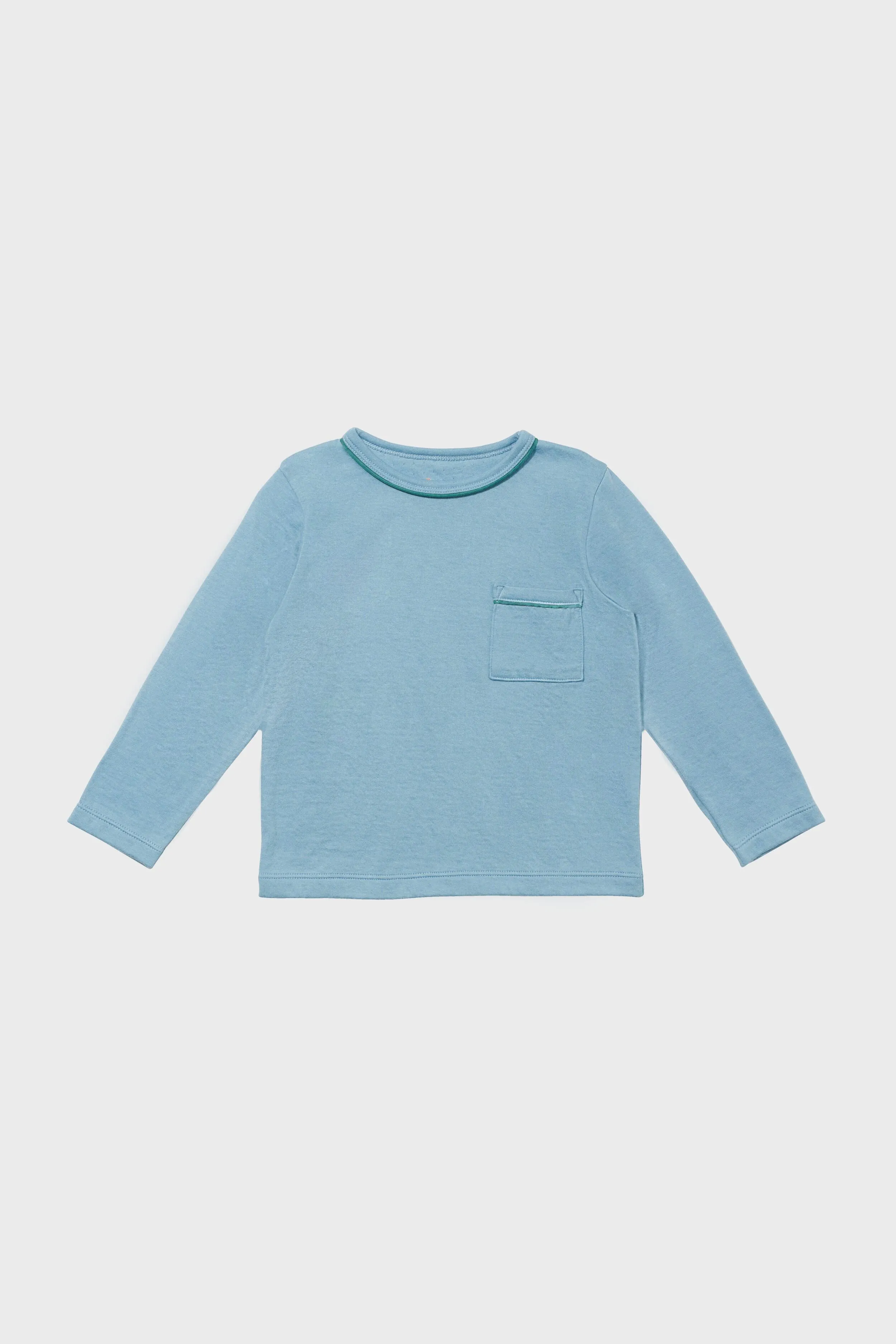 Dusty Blue Edward Long Sleeve Tee