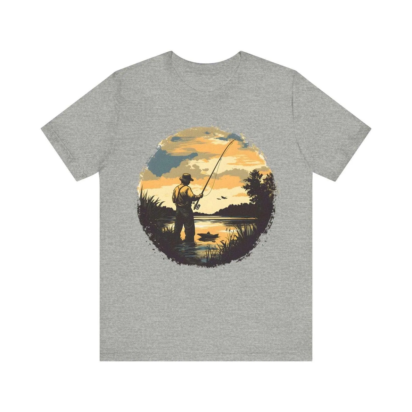 Fishing Golden Hour T Shirt