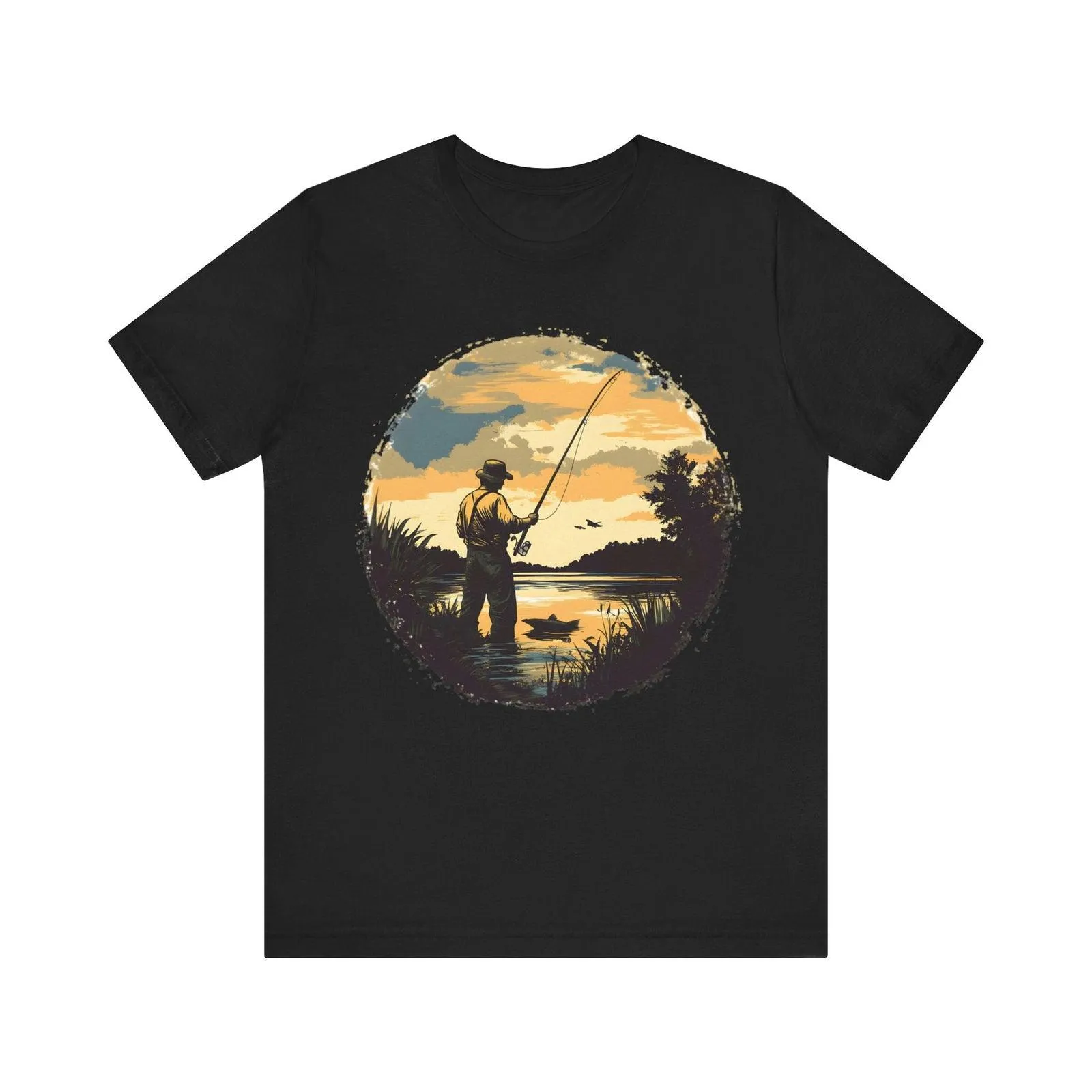 Fishing Golden Hour T Shirt