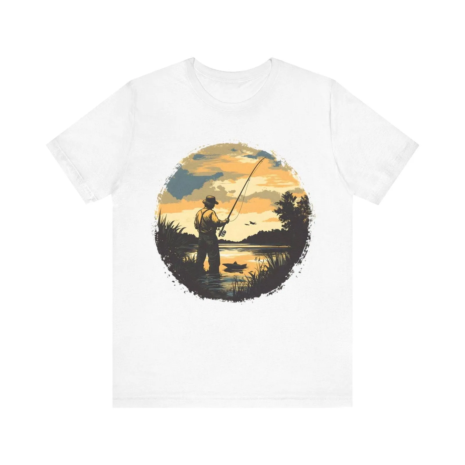 Fishing Golden Hour T Shirt