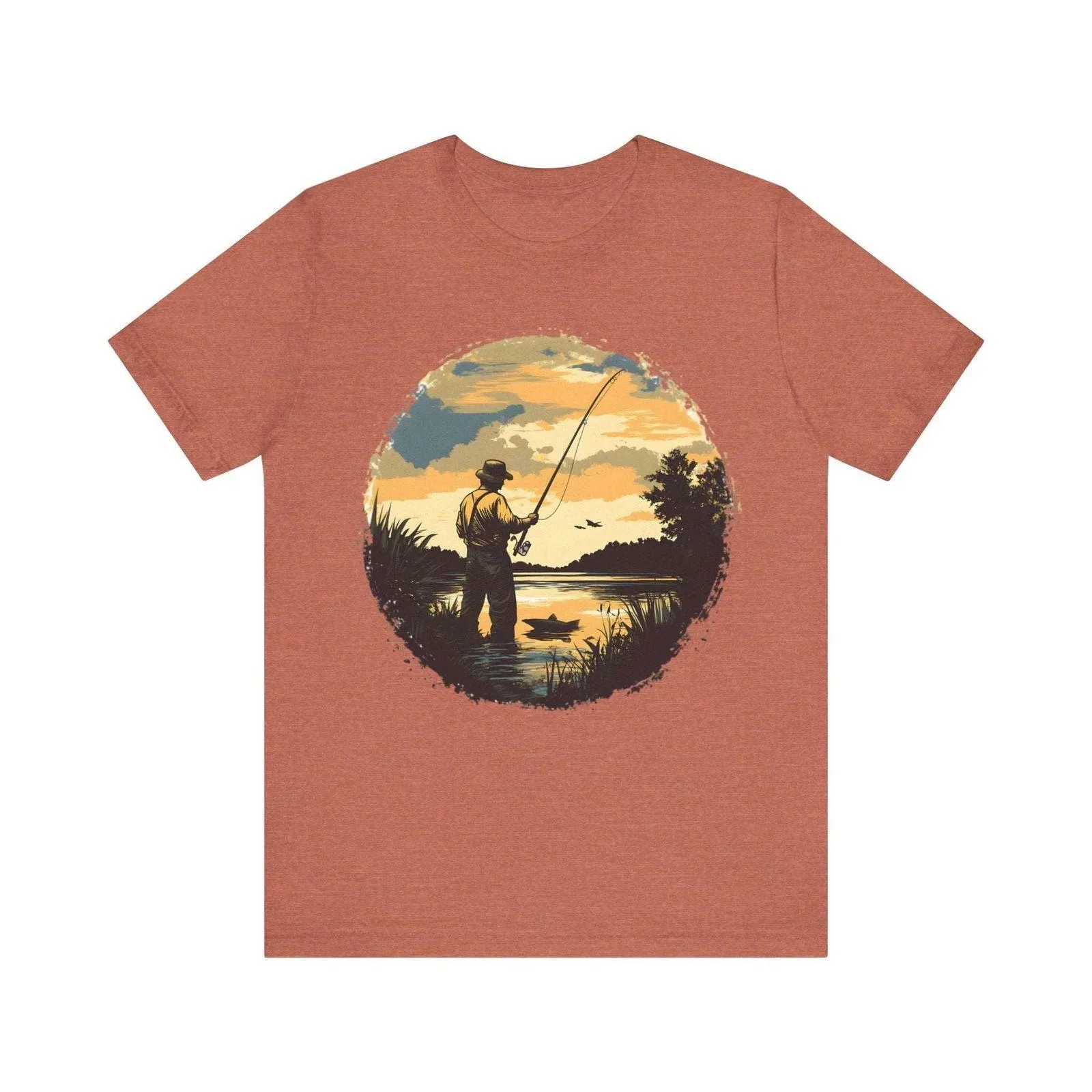 Fishing Golden Hour T Shirt