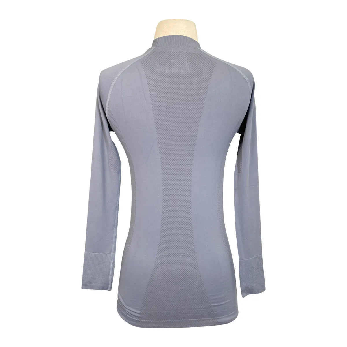 FitEq Long Sleeve Seamless Schooling Top in Slate Blue - Women's XS