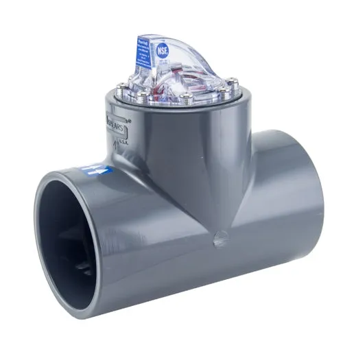 FlowVis Flow Meter with Tee 4"