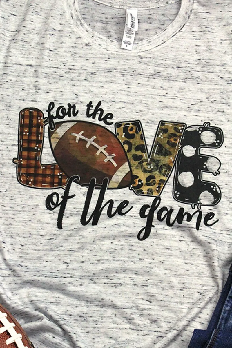 Football Love Of The Game Unisex Short Sleeve Tee