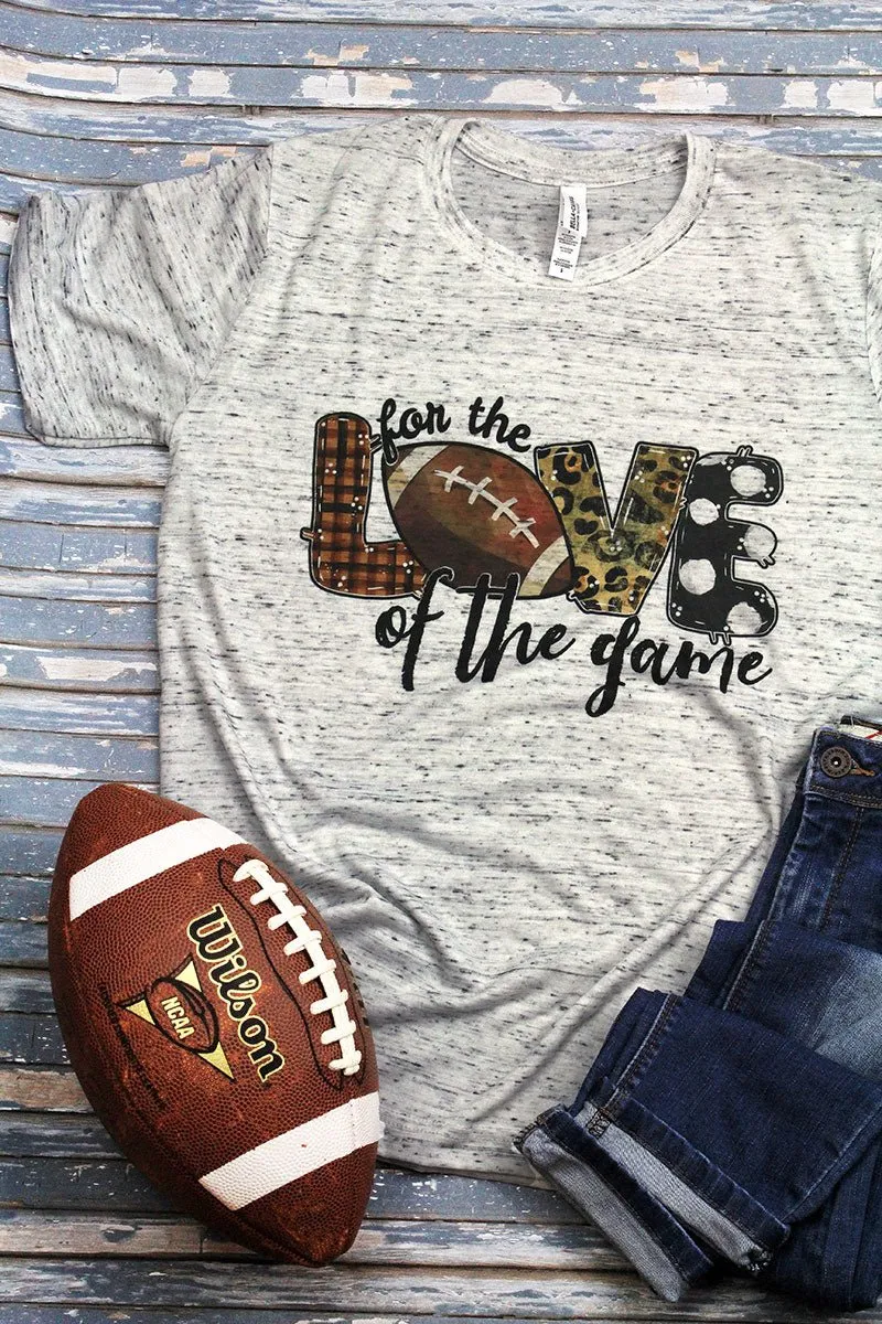 Football Love Of The Game Unisex Short Sleeve Tee