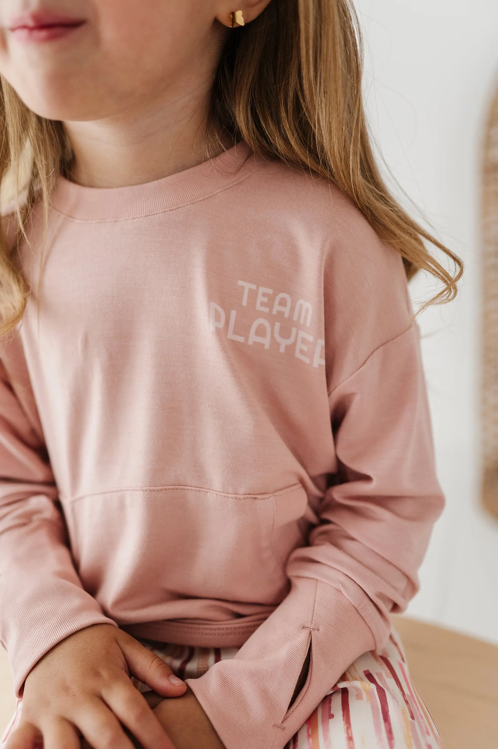 Girl's Athletic Modal Pullover