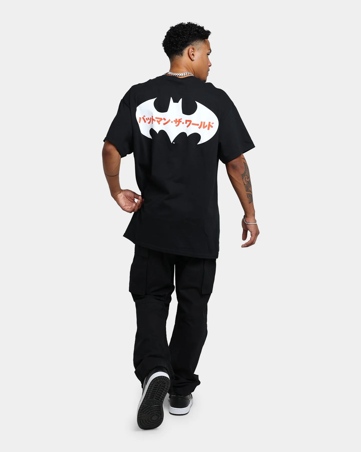 Goat Crew X Batman Batman The World Japan T-Shirt Black