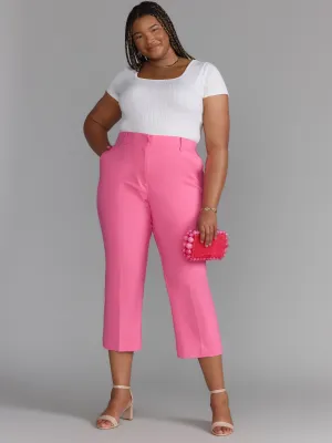 High Rise Straight Ankle Pants