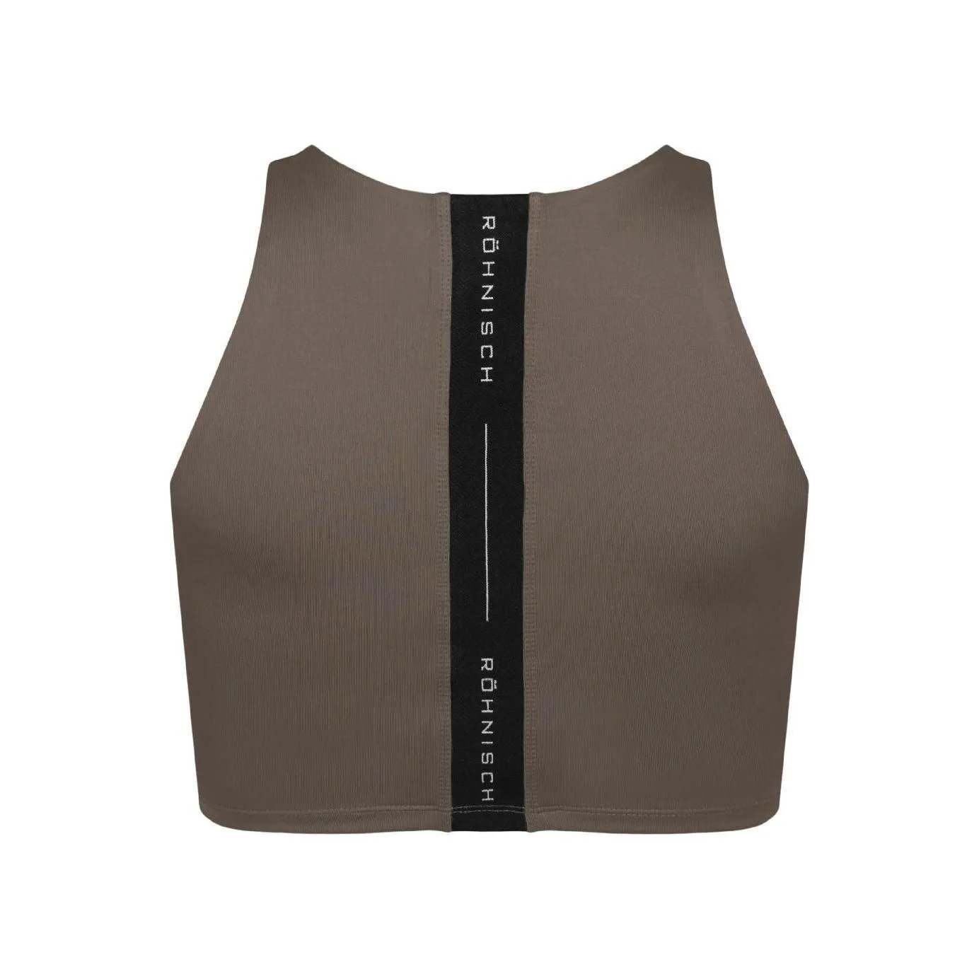 Kay Premium Cropped Top, Wood