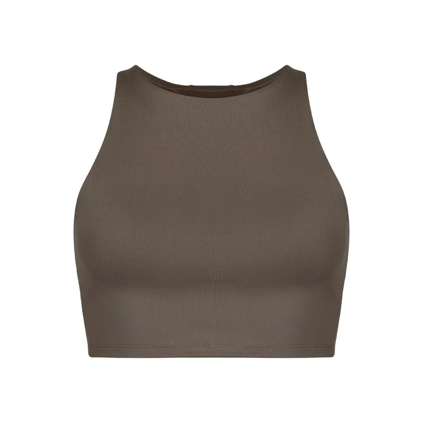 Kay Premium Cropped Top, Wood