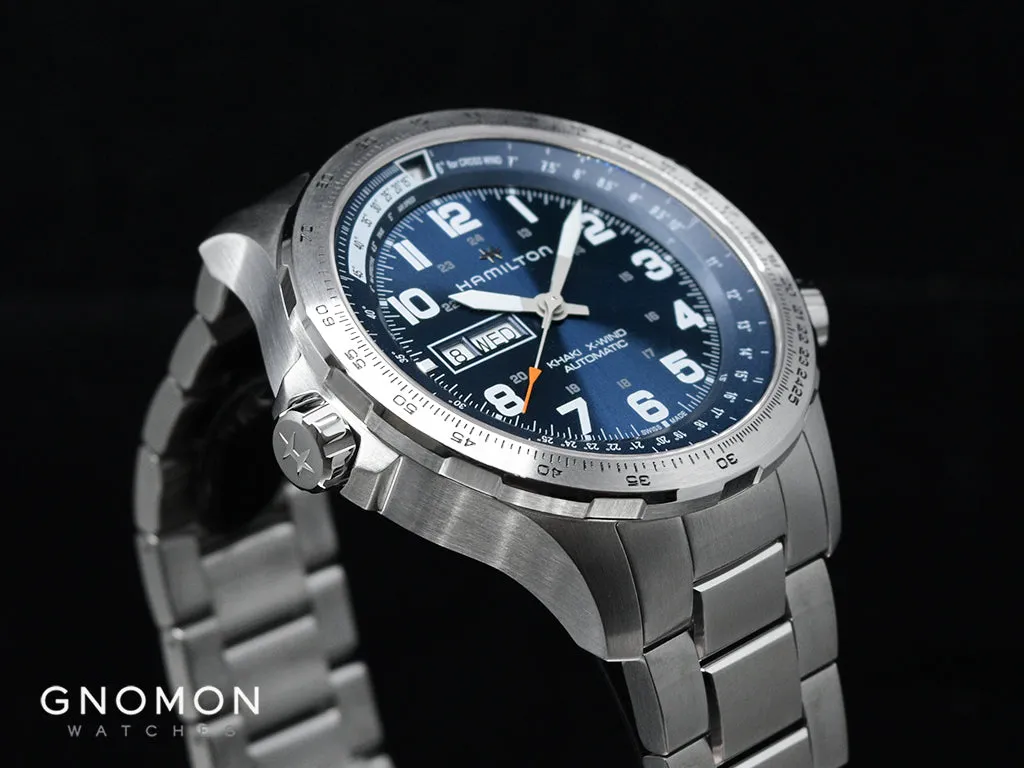 Khaki X-Wind Day Date Automatic Blue - Bracelet Ref. H77765141