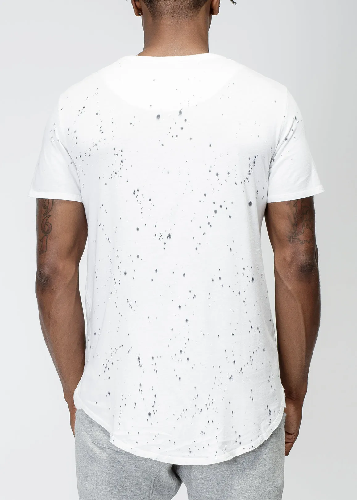 Konus Men's Scallop Tee In Speckle