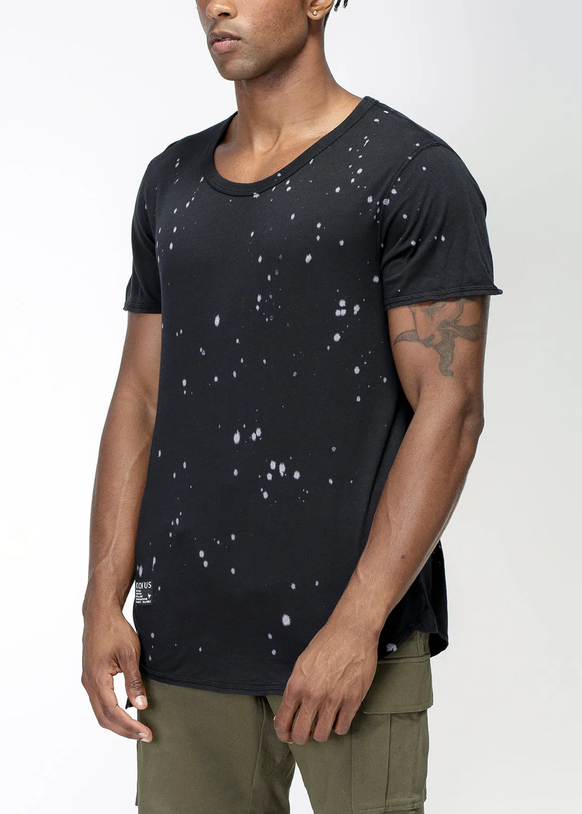 Konus Men's Scallop Tee In Speckle