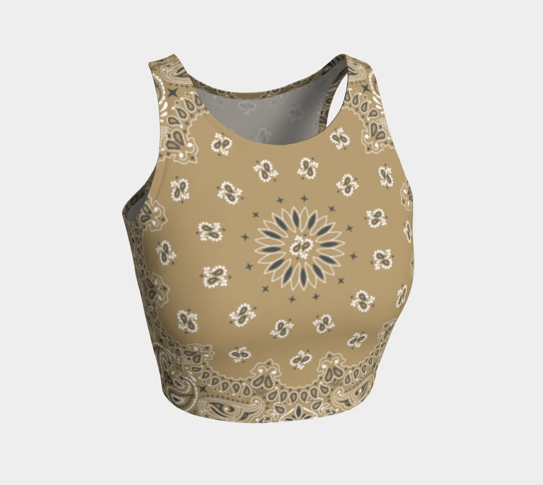 Lark Bandana Athletic Crop Top