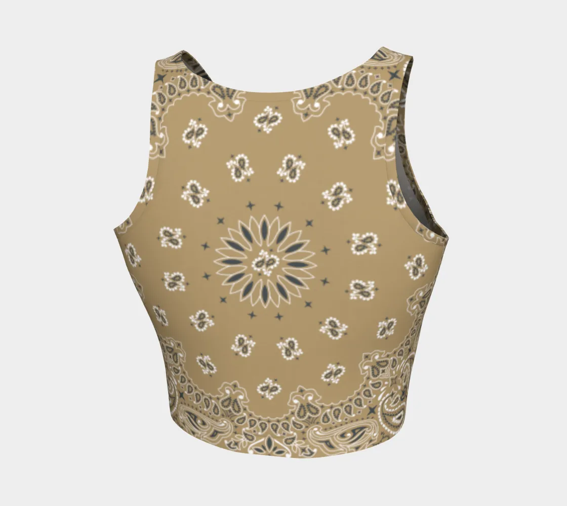 Lark Bandana Athletic Crop Top