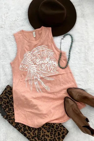 LBL TANK VINTAGE- HEATHER SUNSET