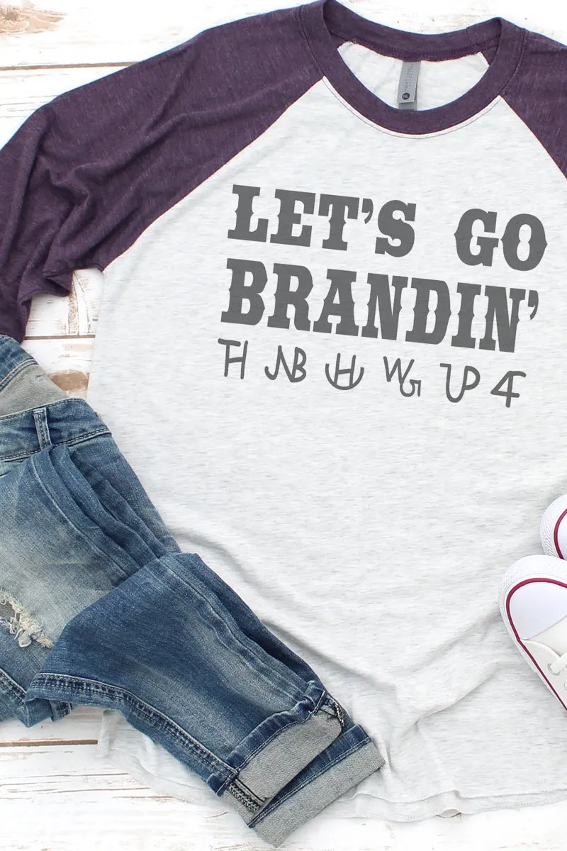 Let's Go Brandin' Tri-Blend Unisex 3/4 Raglan