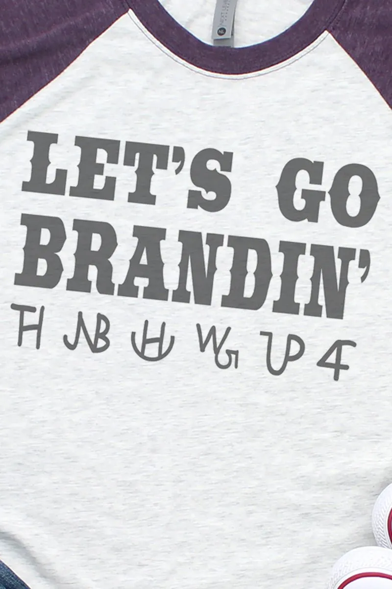 Let's Go Brandin' Tri-Blend Unisex 3/4 Raglan