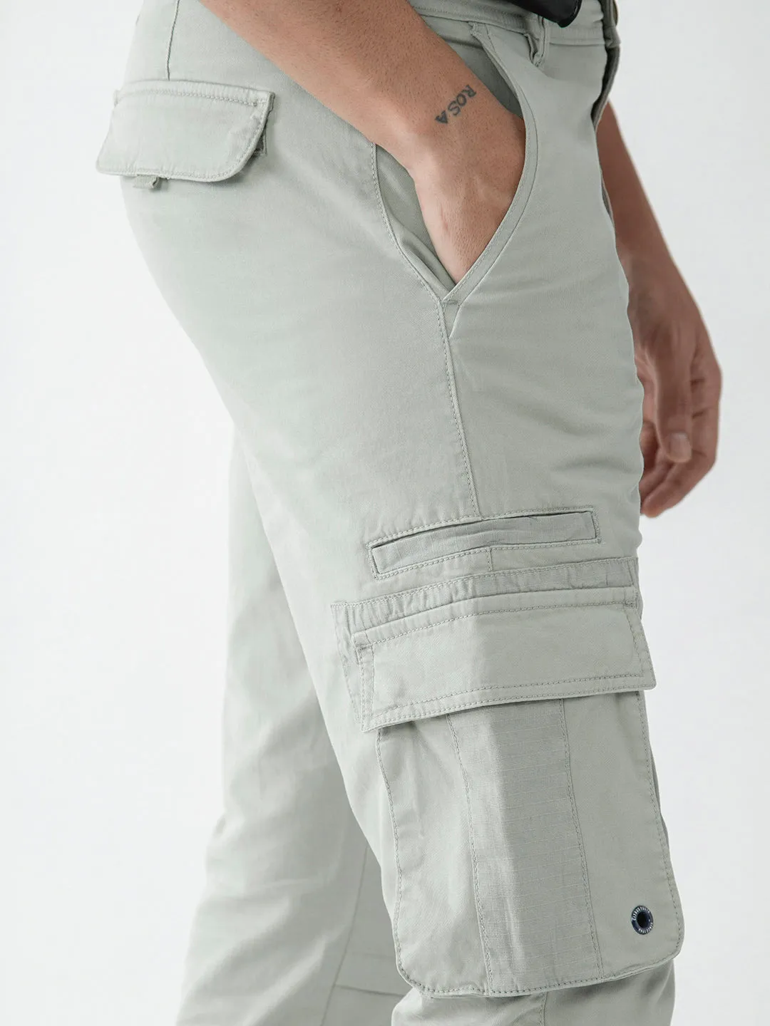 Light Grey Cargo Pants