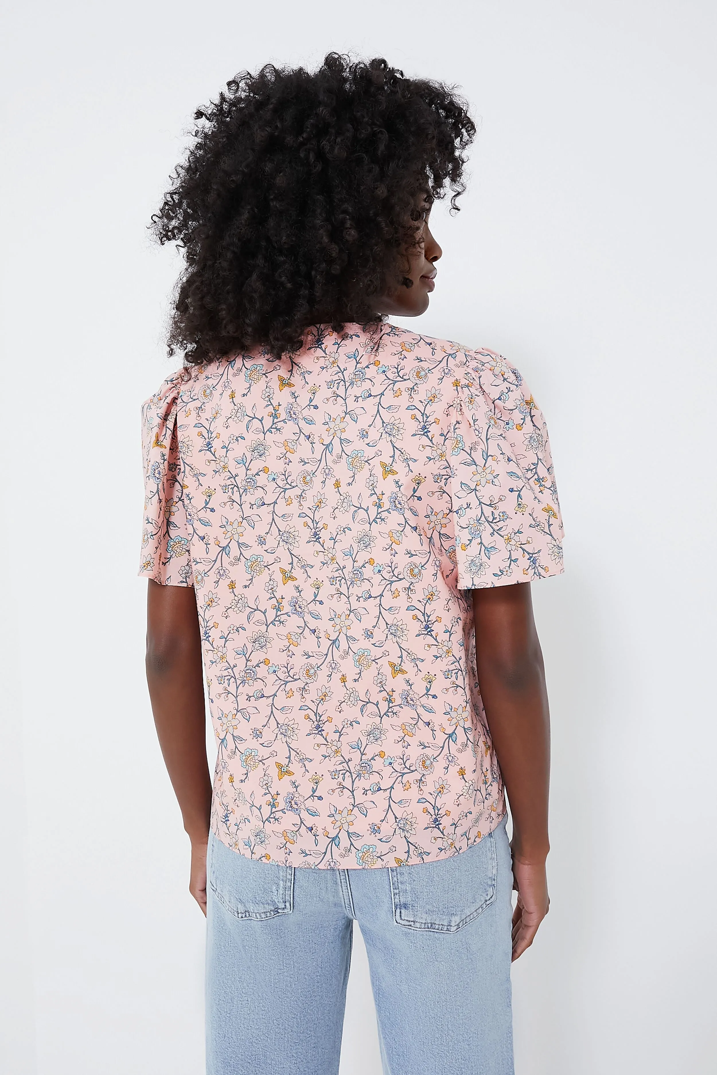 Light Pink Floral Elise Blouse