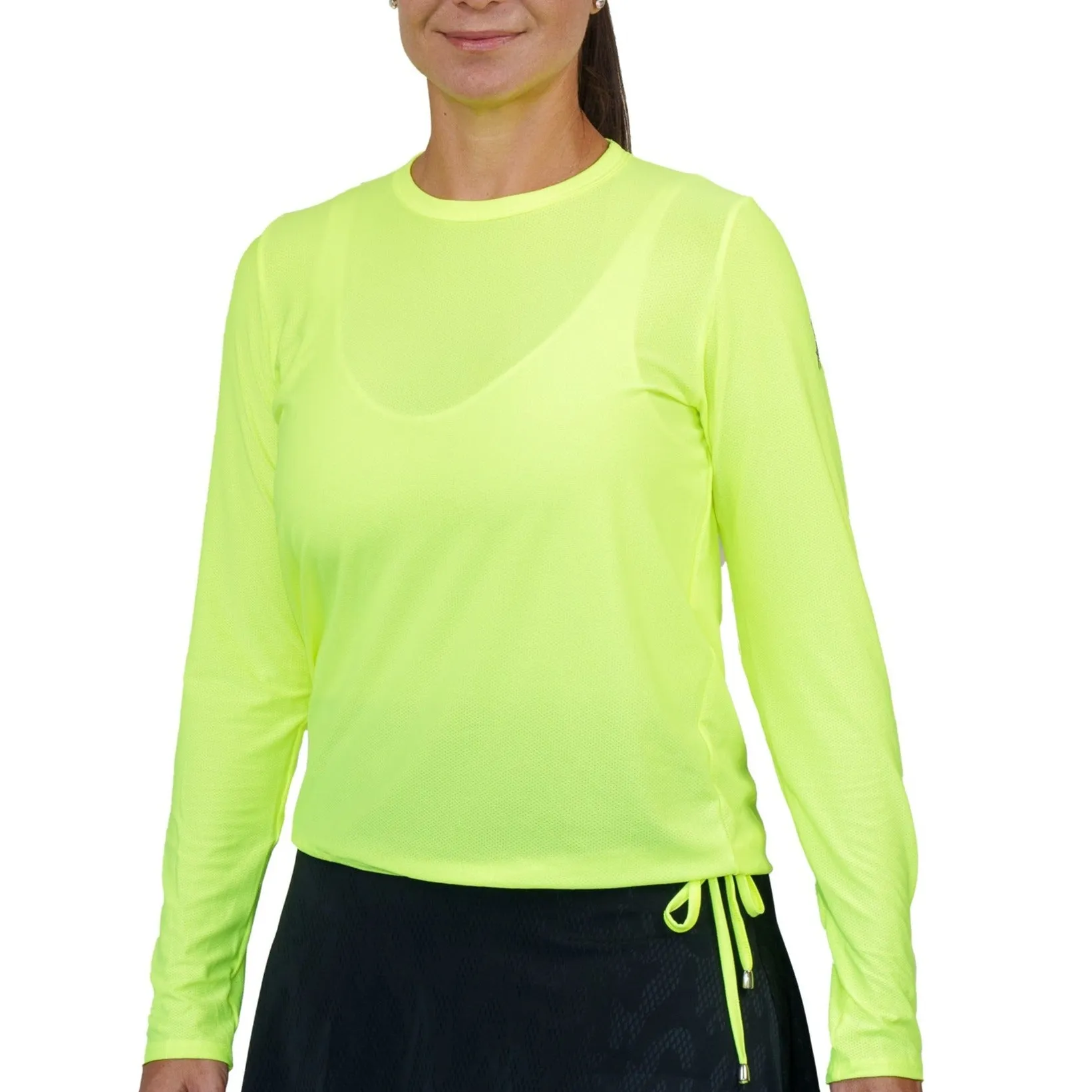 Long Sleeves Light Mesh Relax Top